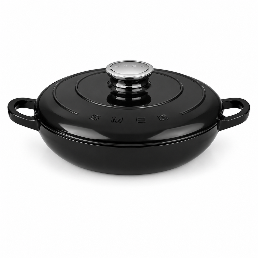SMEG Cast iron sautter pan 26 cm