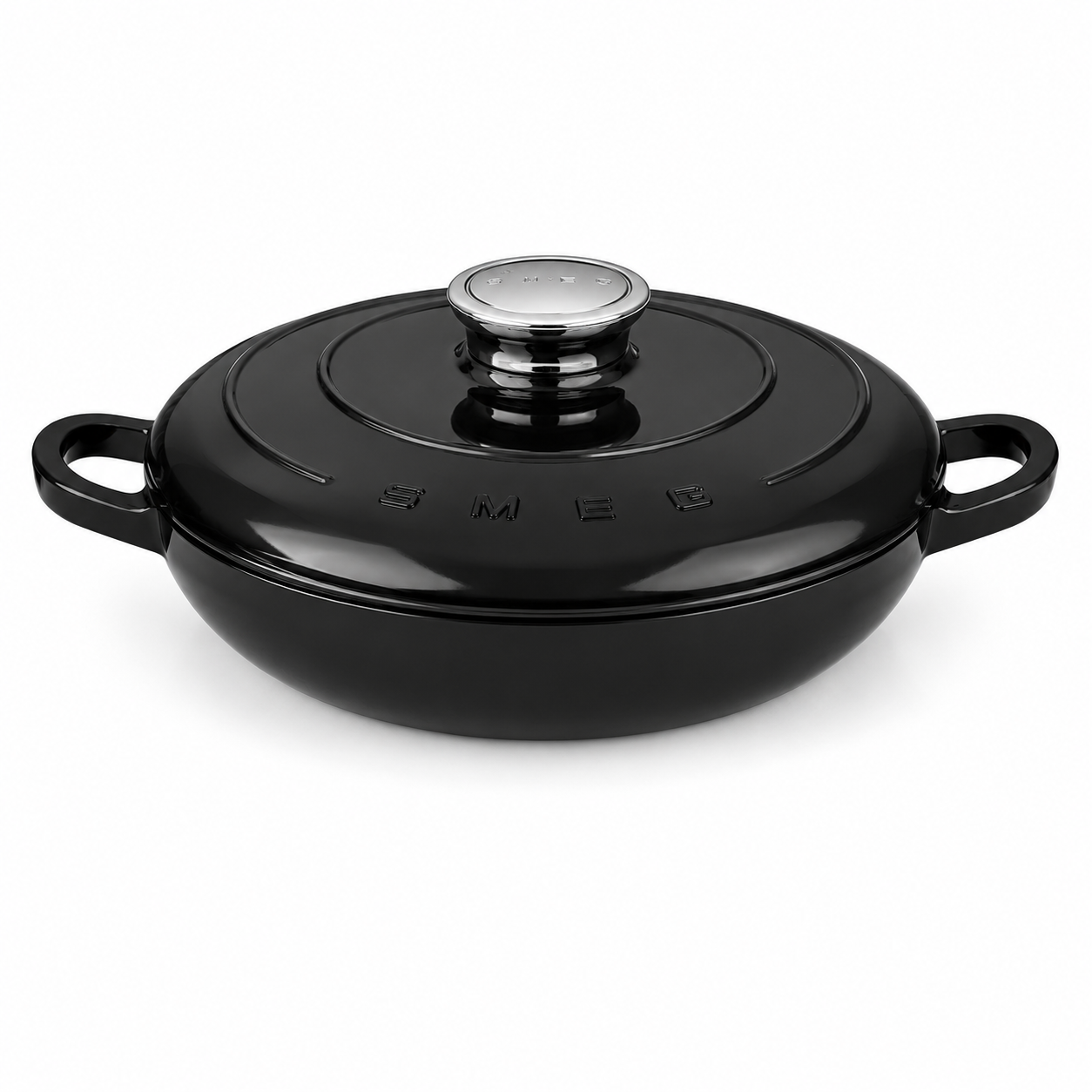 SMEG Cast iron sautter pan 26 cm