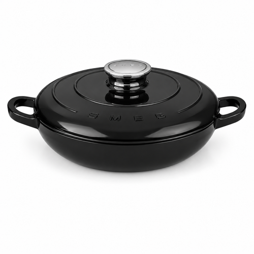 SMEG Cast iron sautter pan 26 cm