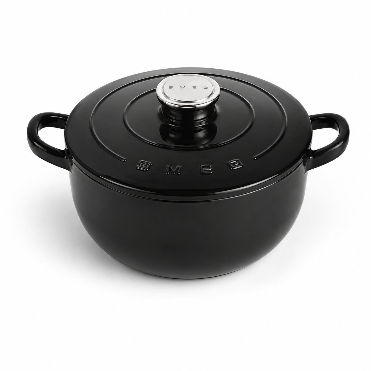 SMEG Cast iron pot 24 cm, 4.2 L