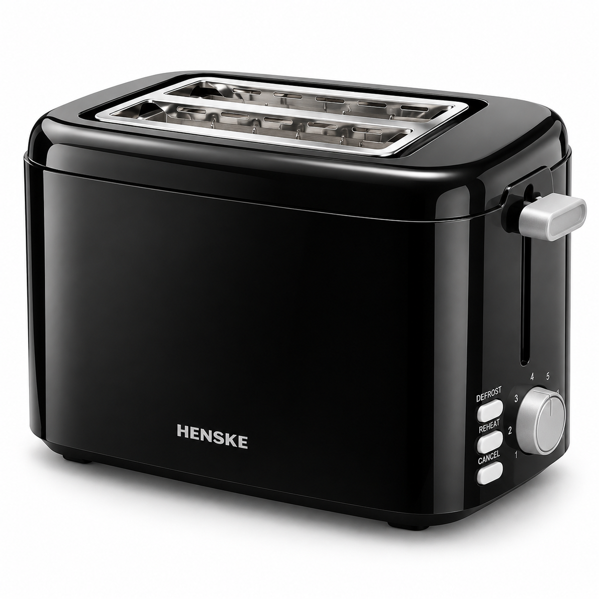 HENSKE TA01310-GS 2-Slice Toaster 800 W – 7 Browning Levels