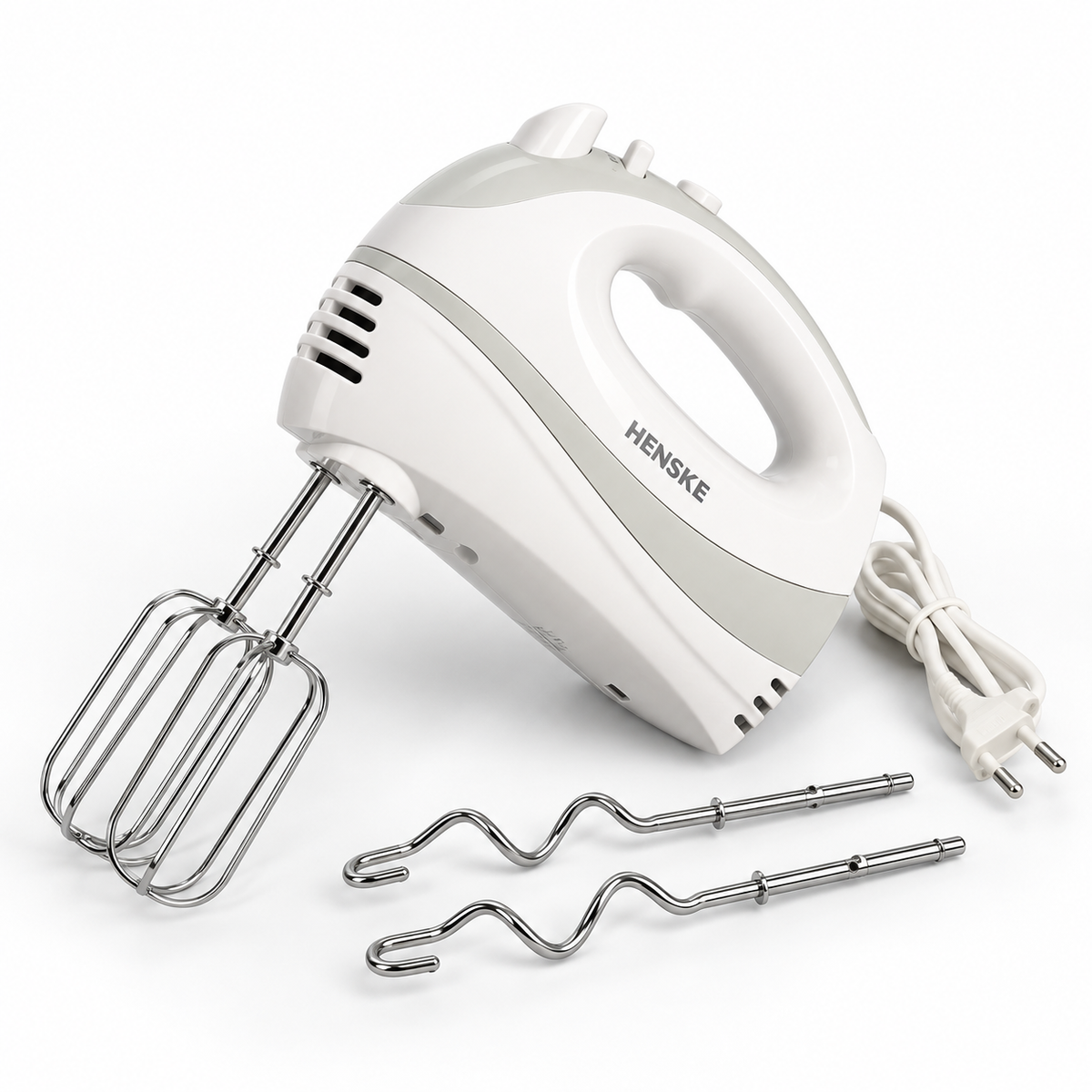 HENSKE HM703A Hand Mixer 300 W – 5 Speeds + Turbo