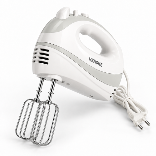 HENSKE HM703A Hand Mixer 300 W – 5 Speeds + Turbo
