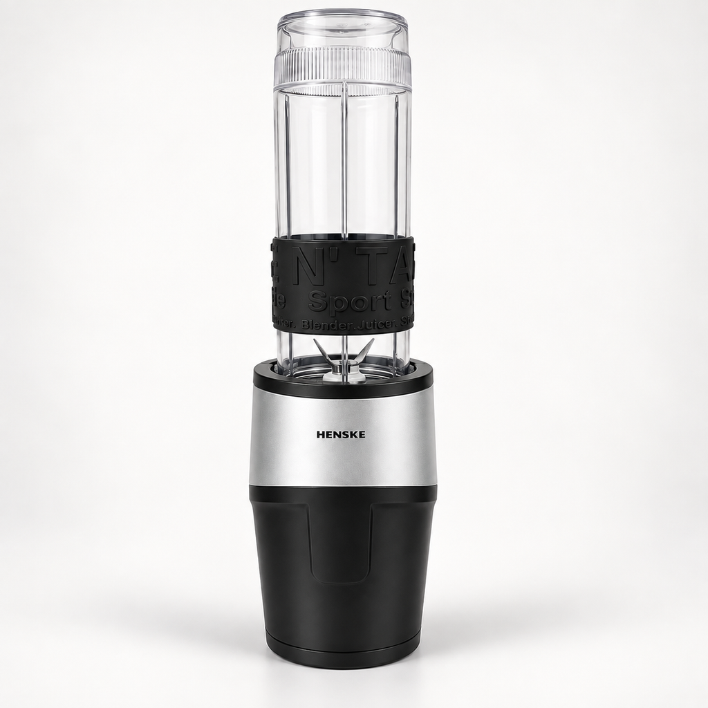 HENSKE TB12P Blender with 2 Drinking Bottles – 500 W