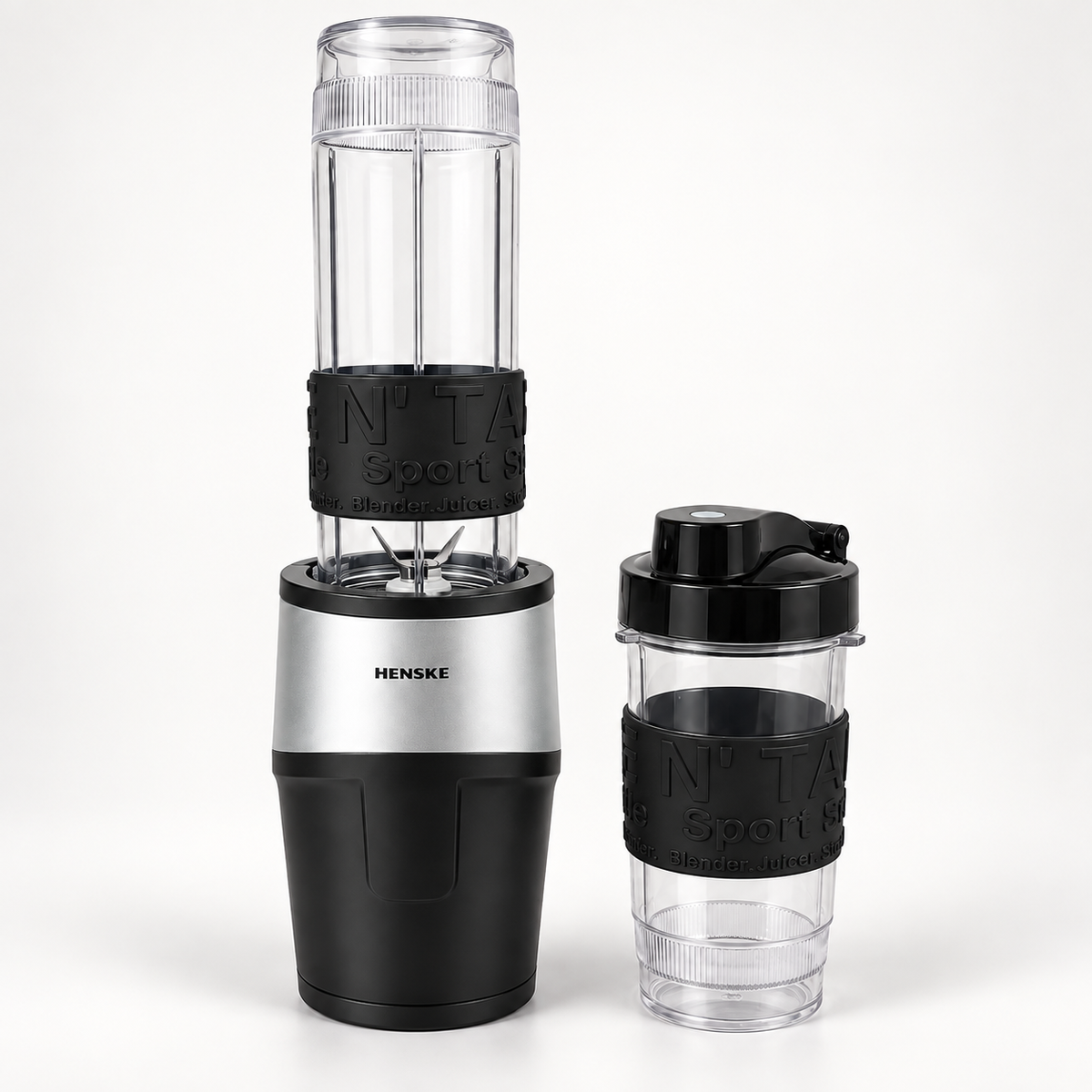 HENSKE TB12P Blender with 2 Drinking Bottles – 500 W
