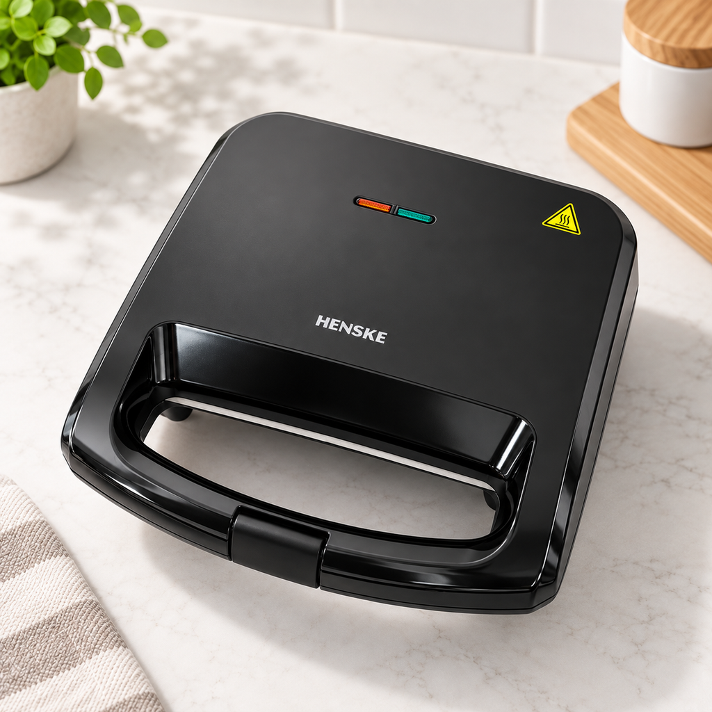 HENSKE ZM-221 Sandwich Maker 750 W – Non-Stick